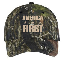 Load image into Gallery viewer, America First Trucker Hat - Camo
